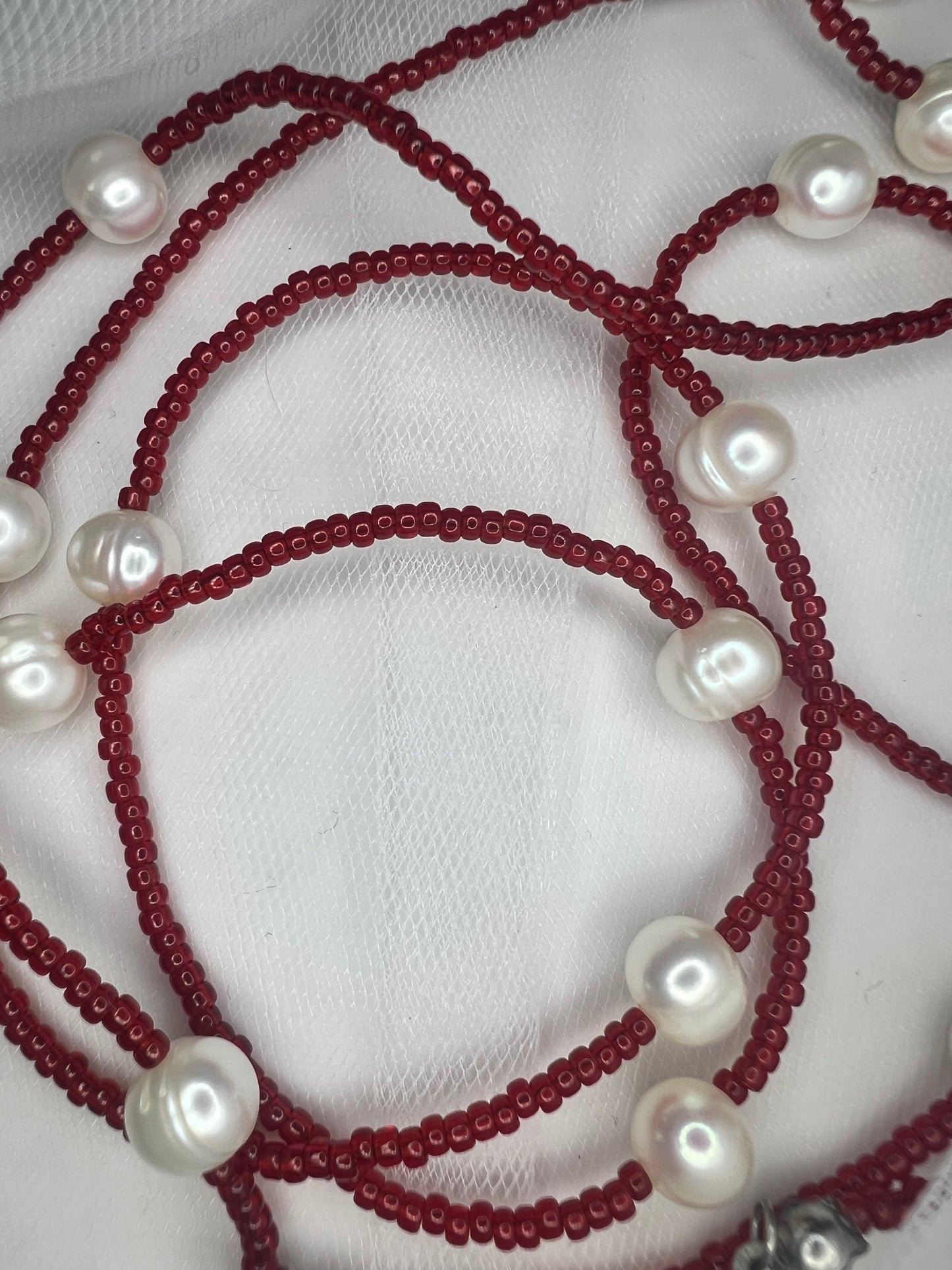 Two Left Hands Wrap around Necklace