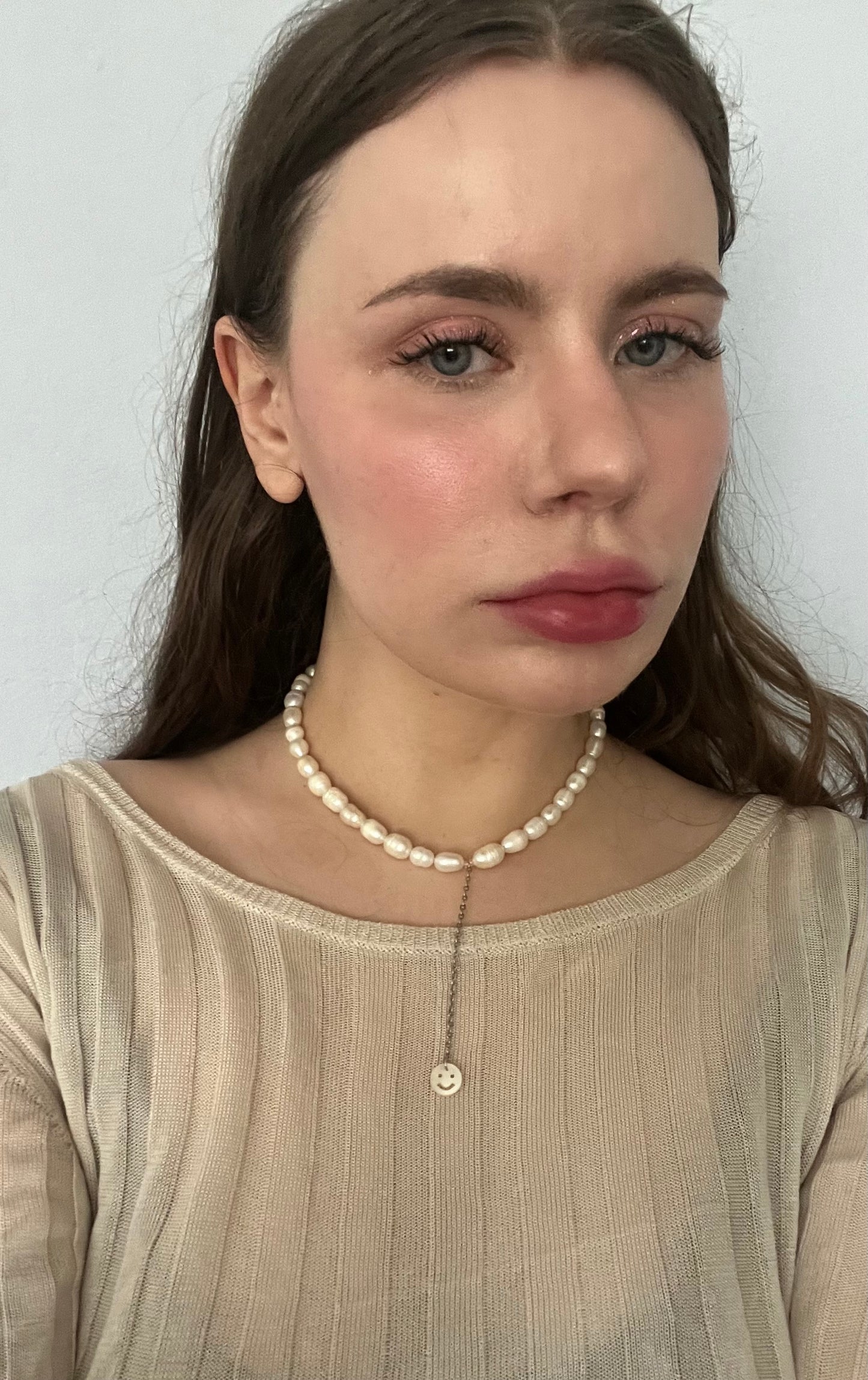 :) Pearly Choker Necklace