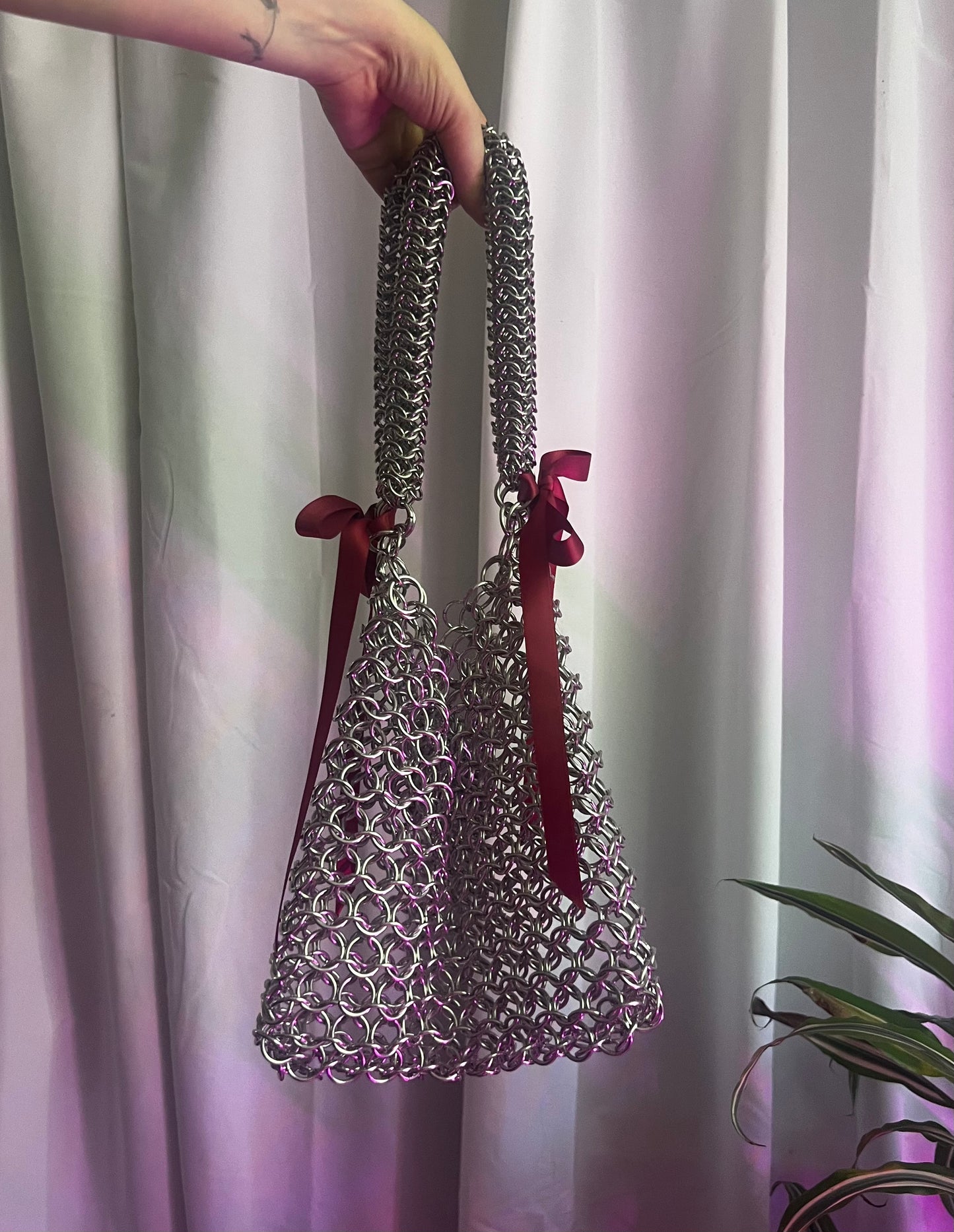 Chainmaille Ribbon Bag