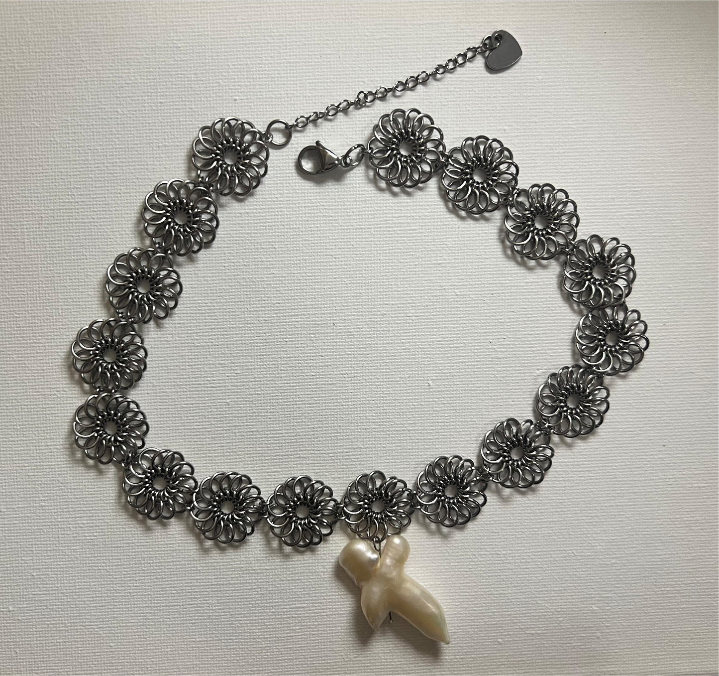 Daisy Chain Chainmaille Necklace
