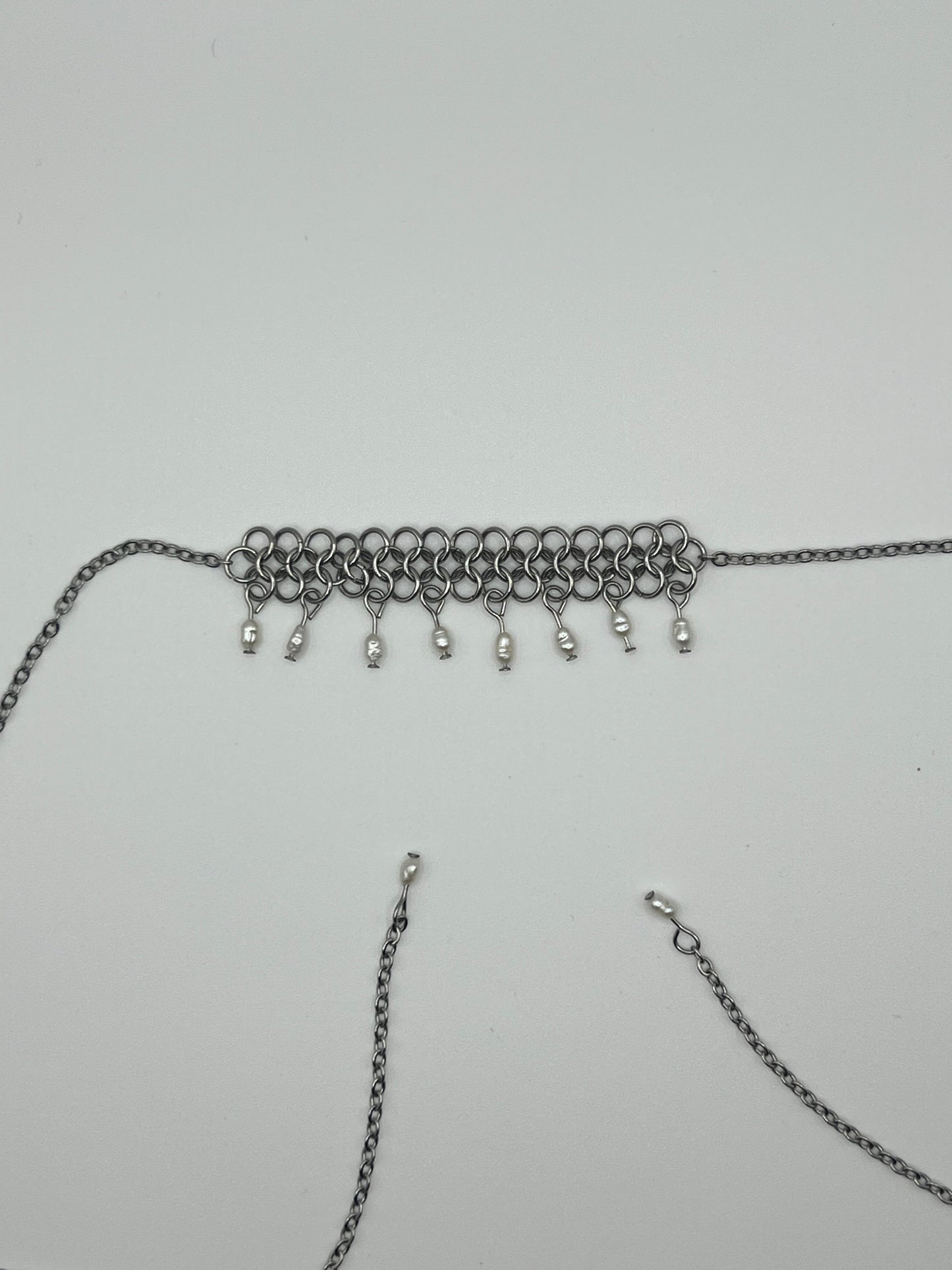 Pearly Gates Chainmaille Face Chain