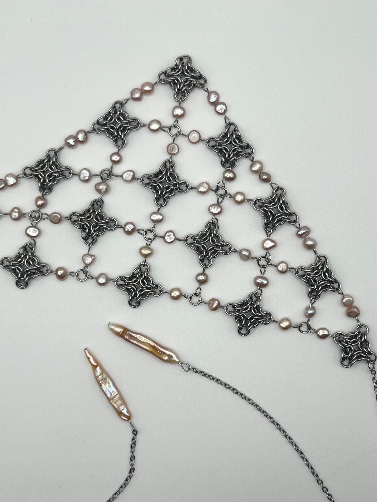 Lace Chainmaille Headpiece