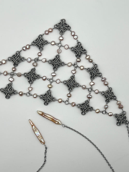 Lace Chainmaille Headpiece
