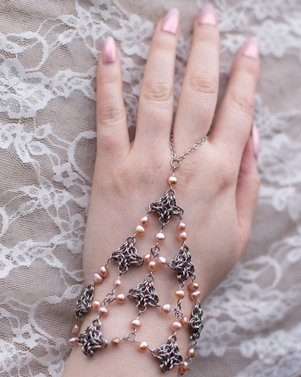 Lace Chainmaille Handchain