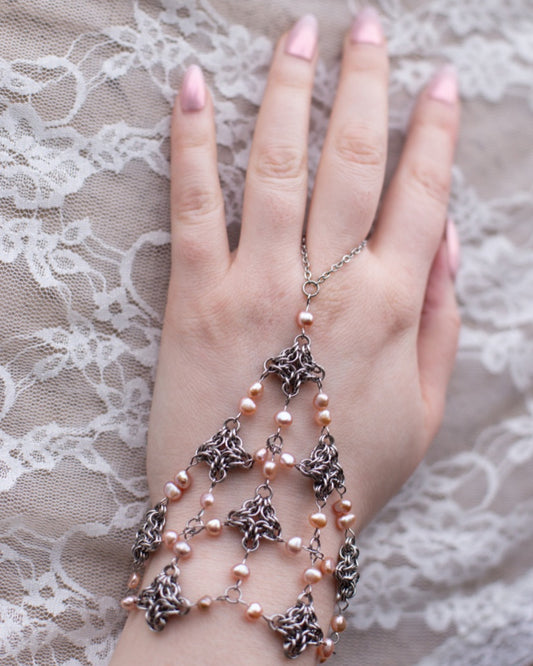 Lace Chainmaille Handchain