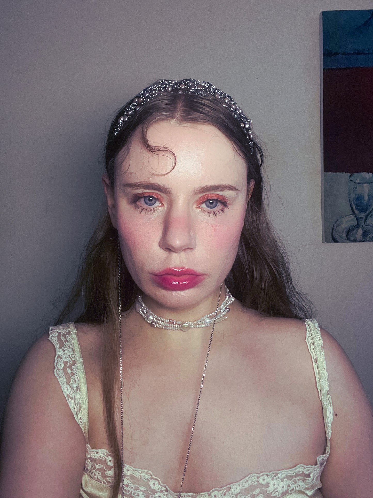 Lace Chainmaille Headpiece