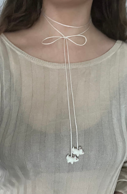 I love my Rat Wife Bow Necklace