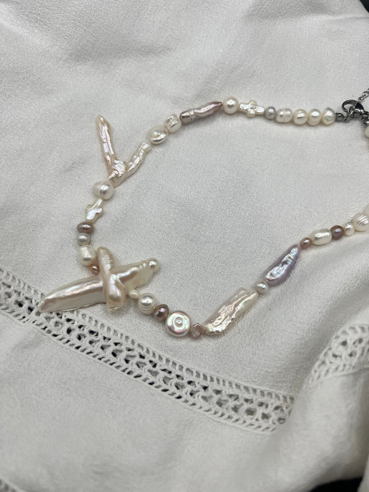 Keshi Chaos Choker Necklace