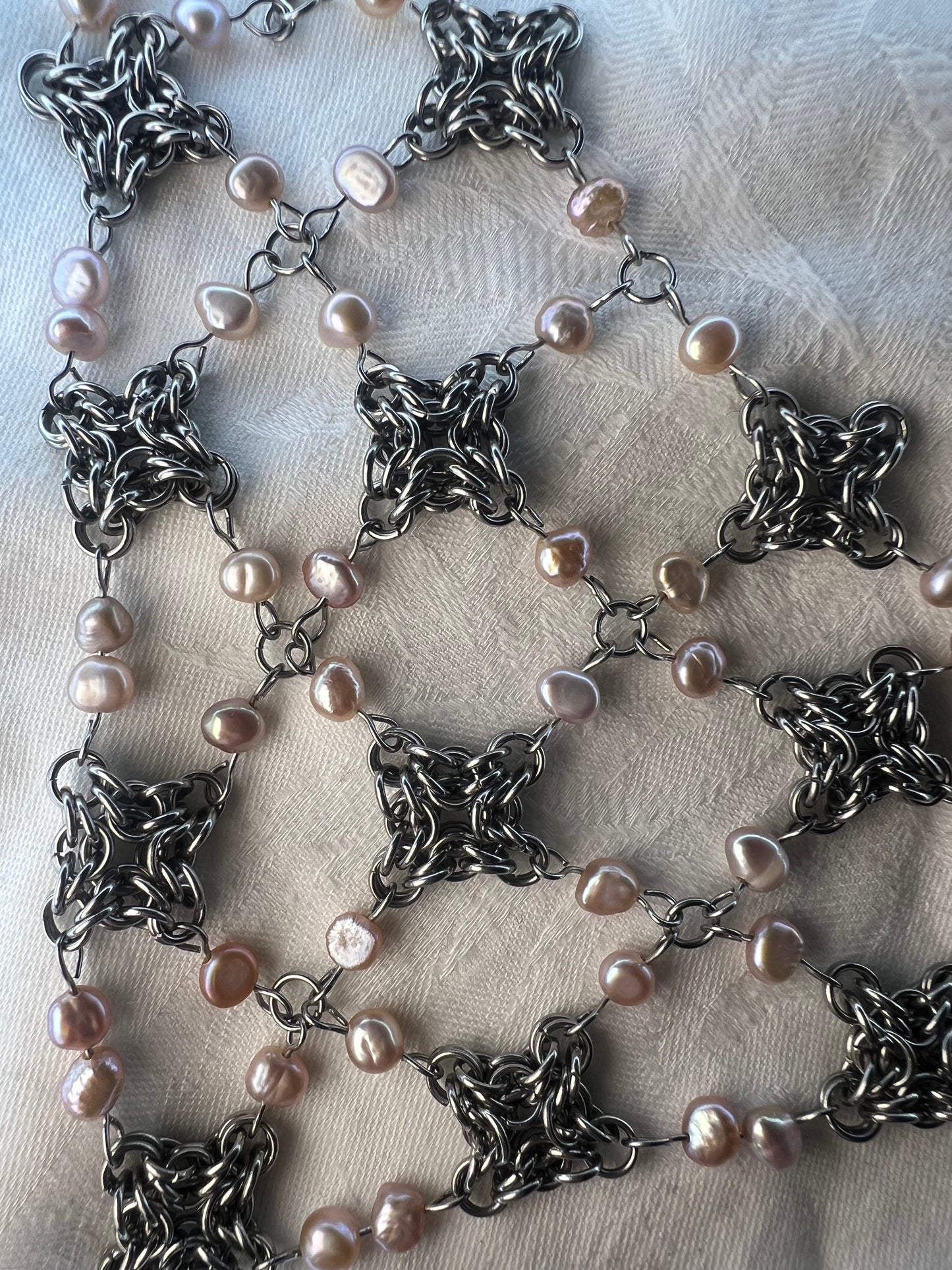 Lace Chainmaille Headpiece