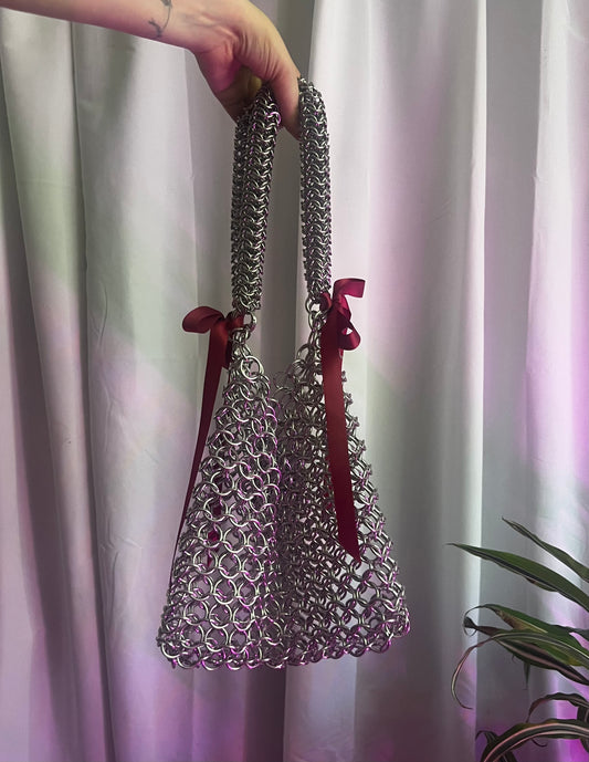 Chainmaille Ribbon Bag