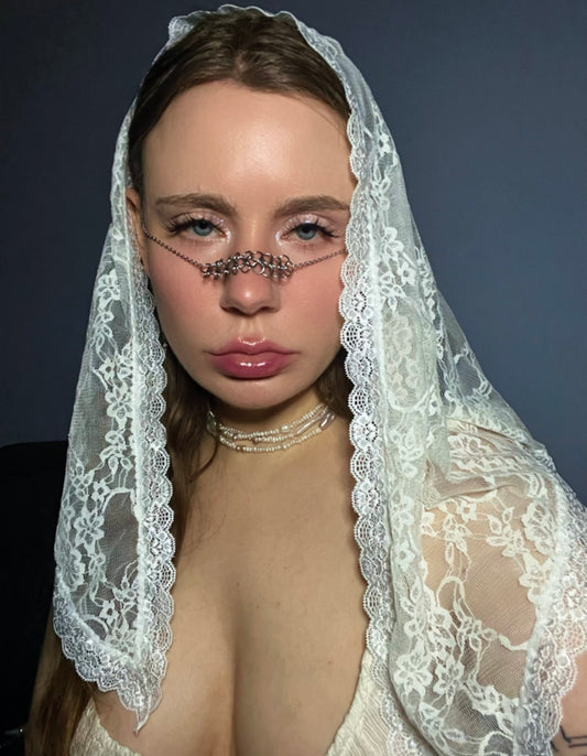Steel Chainmaille Face Chain