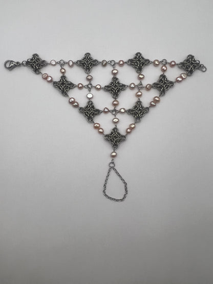 Lace Chainmaille Handchain