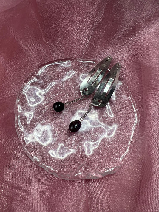 Pomegranate Mini Hairclips