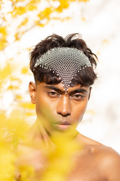 Chainmaille Triangle Headband Number 7