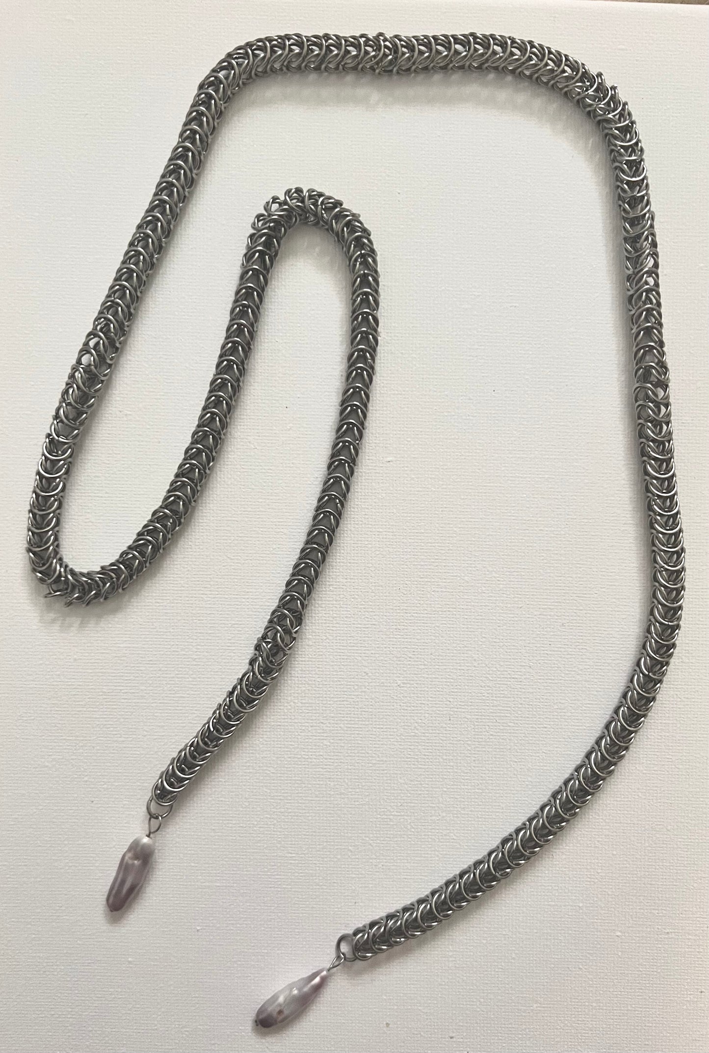 Chainmaille Tube Necklace