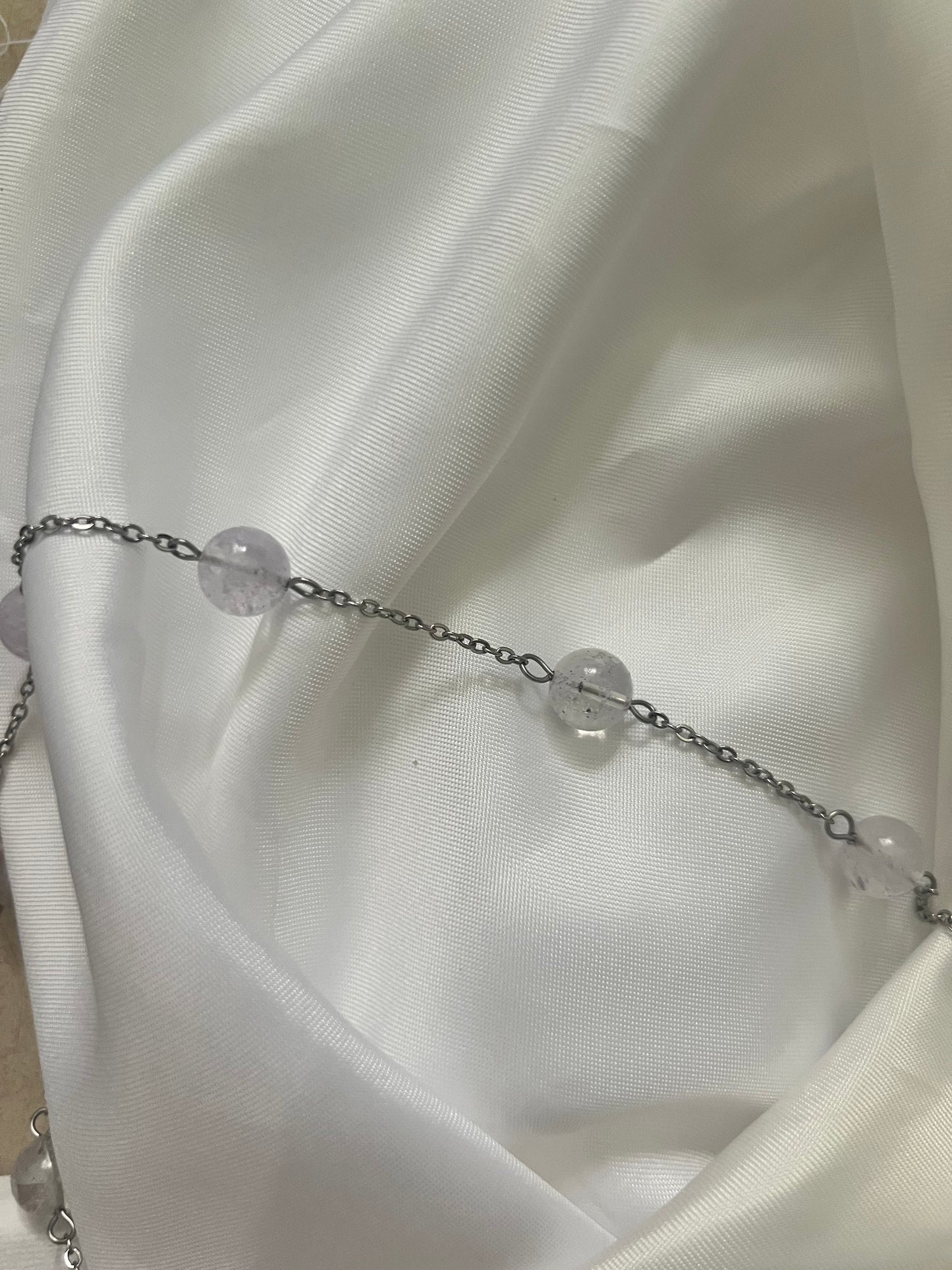 Smoky Chain Choker Necklace