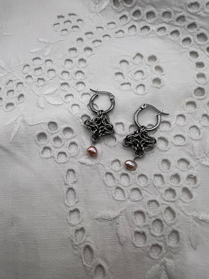 Sunset Chainmaille Earrings