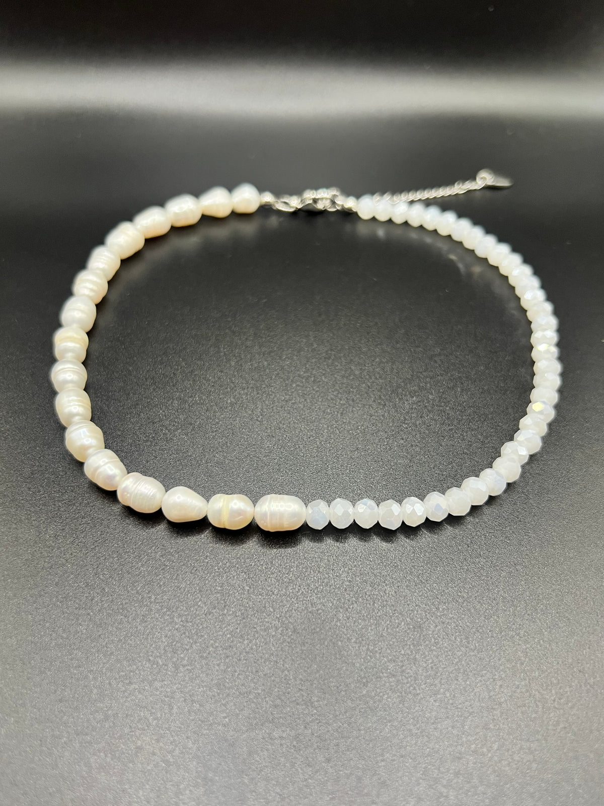 Half and Half Choker Necklace