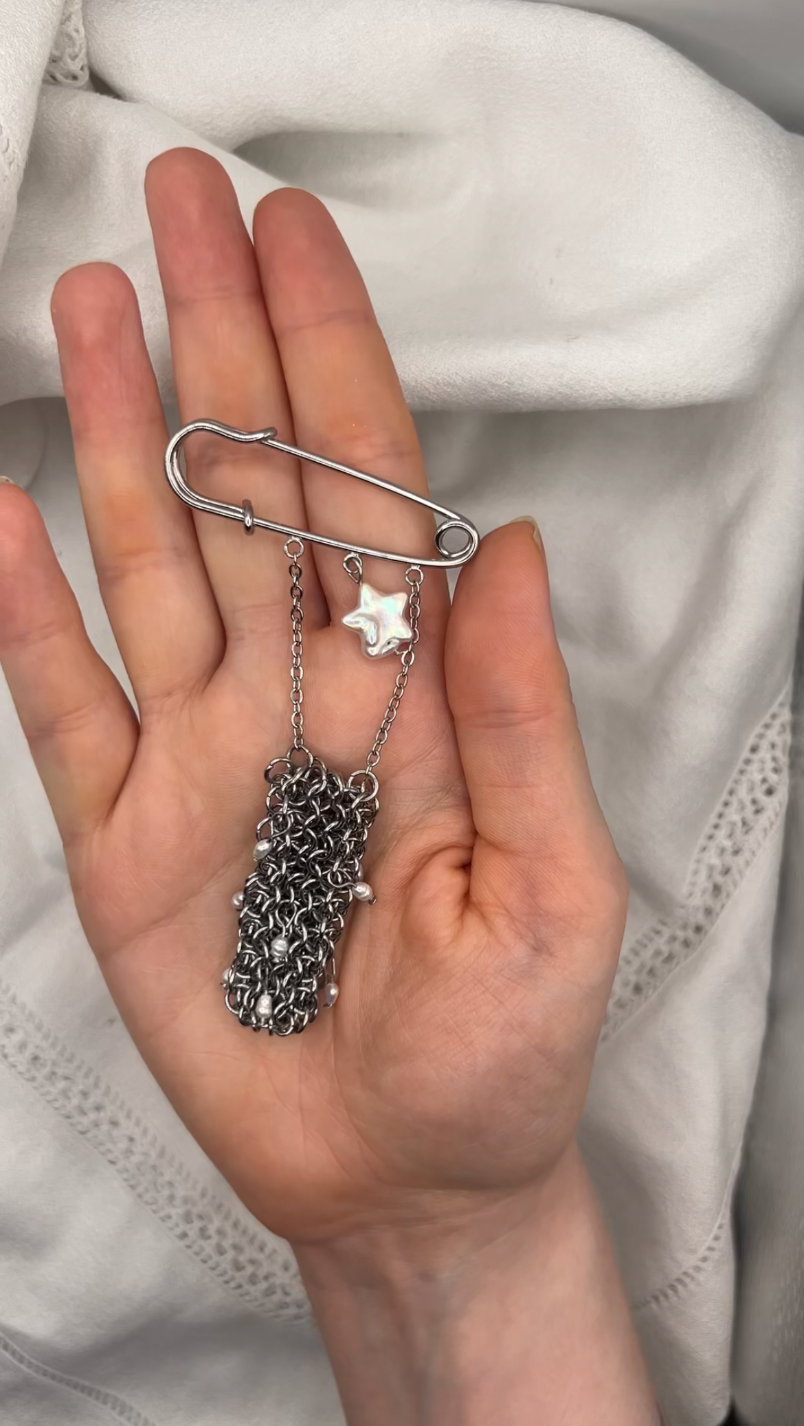 Starry Night Perfume Brooch