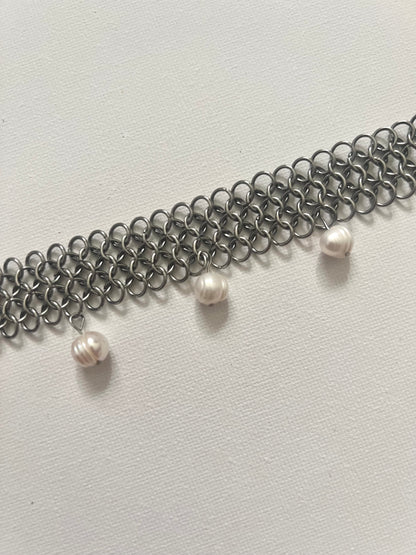 Pearly Gates Chainmaille Choker